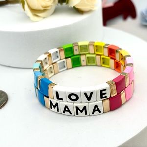 ROXANNE ASSOULIN SET OF TWO LOVE MAMA BRACELET DUO
